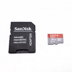Carte Micro SD SanDisk 8GB Class 10 avec adaptateur - Magasin online
